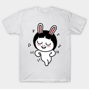 The Hard Life by Hozo - KakaoTalk Friend (Happy) T-Shirt